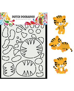 Dutch Doobadoo Dutch Card Art Build Up A5 Tiger (470.784.063) (DISCONTINUED)