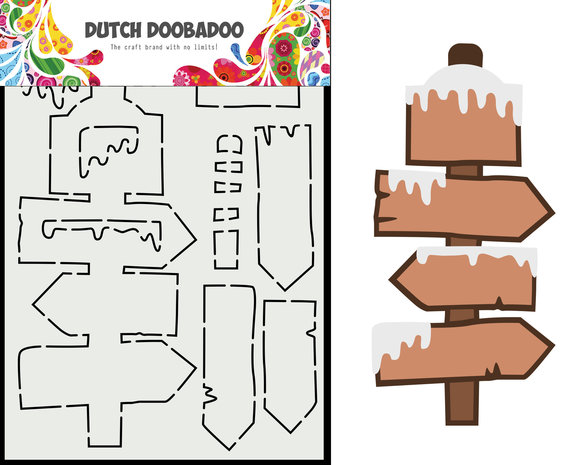 Dutch Doobadoo Dutch Card Art Build Up A5 Winter Sign (470.784.082) (DISCONTINUED)