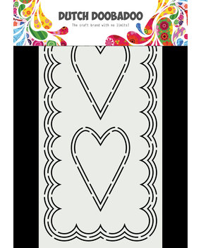 Dutch Doobadoo Dutch Card Art Slimline Hearts (470.713.871) (DISCONTINUED)