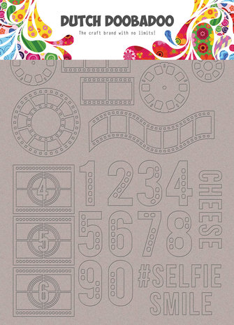 Dutch Doobadoo Dutch Greyboard Art A5 Filmstrip (492.006.004) (OUTLET)