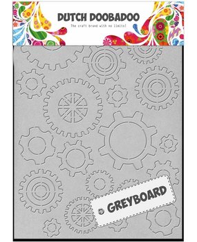 Dutch Doobadoo Dutch Greyboard Art A6 Gears (492.500.003) (DISCONTINUED)