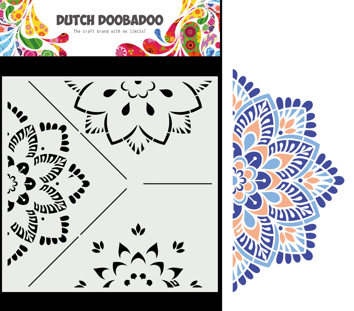 Dutch Doobadoo Dutch Mask Art 8x8 Inch Mandala Build (470.784.032) (OUTLET)