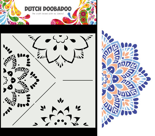 Dutch Doobadoo Dutch Mask Art 8x8 Inch Mandala Build (470.784.032) (OUTLET)
