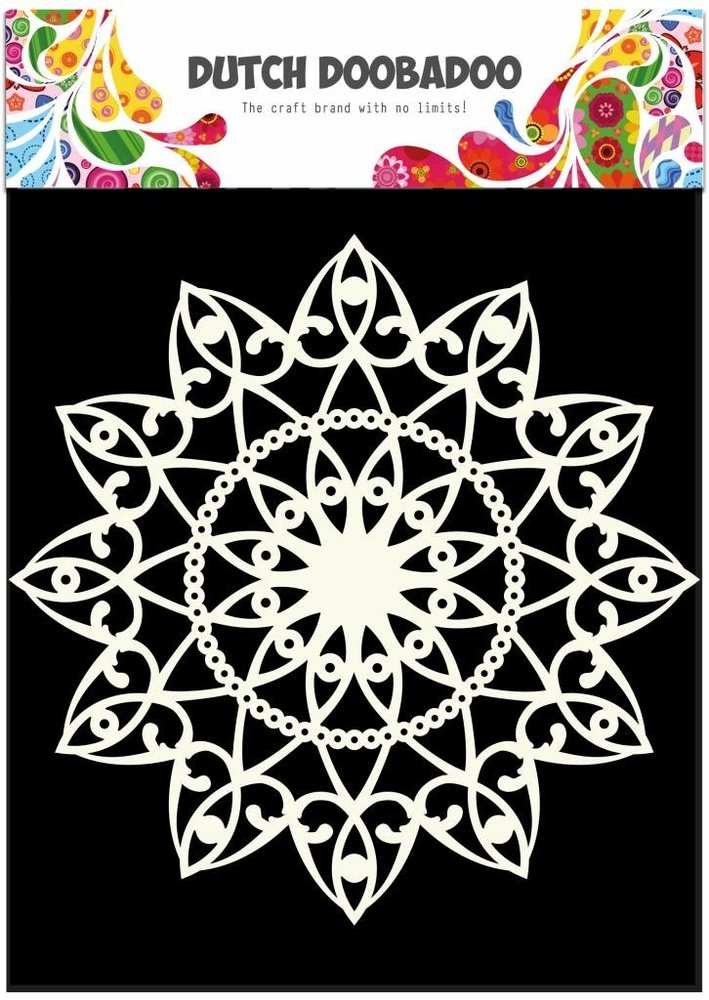 Dutch Doobadoo Dutch Mask Art A4 Circle Mandala (470.715.505) (OUTLET)