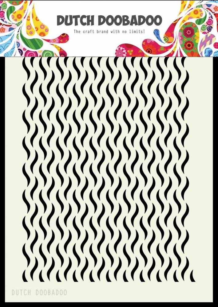 Dutch Doobadoo Dutch Mask Art A5 Floral Waves (470.715.125) (OUTLET)