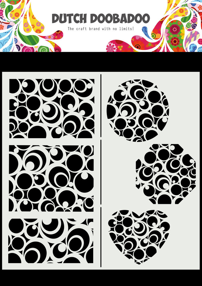 Dutch Doobadoo Dutch Mask Art Slimline Circles (470.715.825) (DISCONTINUED)