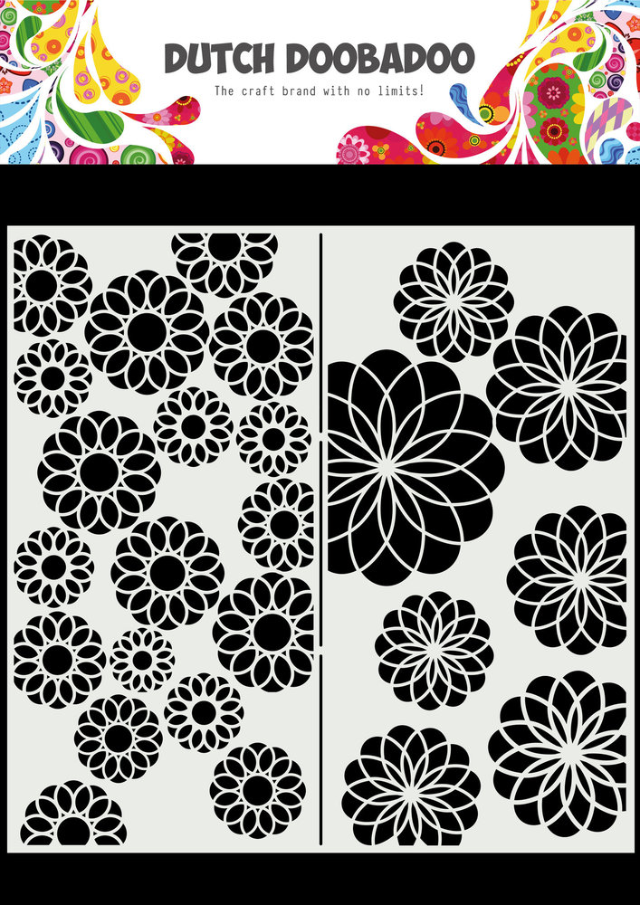 Dutch Doobadoo Dutch Mask Art Slimline Flowers (470.715.823) (DISCONTINUED)