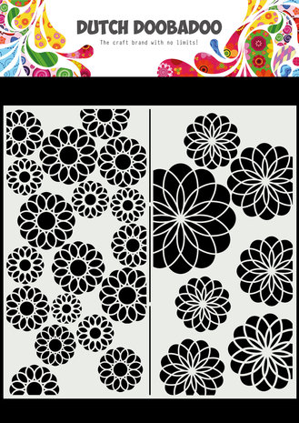 Dutch Doobadoo Dutch Mask Art Slimline Flowers (470.715.823) (DISCONTINUED)