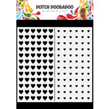 Dutch Doobadoo Dutch Mask Art Slimline Hearts (470.784.077) (DISCONTINUED)