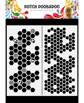 Dutch Doobadoo Dutch Mask Art Slimline Honeycomb (470.784.052) (DISCONTINUED)