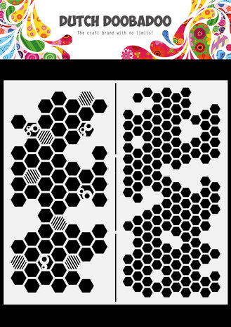 Dutch Doobadoo Dutch Mask Art Slimline Honeycomb (470.784.052) (DISCONTINUED)