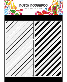 Dutch Doobadoo Dutch Mask Art Slimline Stripes (470.784.010) (DISCONTINUED)