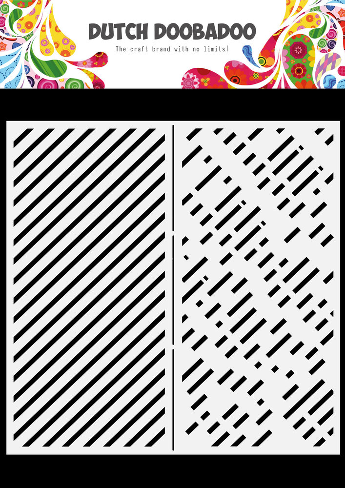 Dutch Doobadoo Dutch Mask Art Slimline Stripes (470.784.068) (DISCONTINUED)