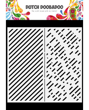 Dutch Doobadoo Dutch Mask Art Slimline Stripes (470.784.068) (DISCONTINUED)