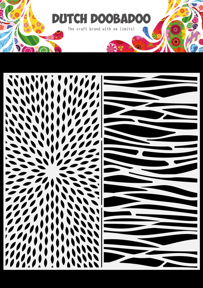 Dutch Doobadoo Dutch Mask Art Slimline Stripes (470.784.088) (DISCONTINUED)