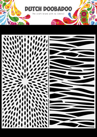 Dutch Doobadoo Dutch Mask Art Slimline Stripes (470.784.088) (DISCONTINUED)