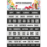 Dutch Doobadoo Dutch Sticker Art A5 Blocks (491.200.023) (DISCONTINUED)