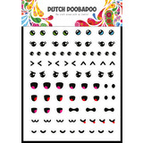 Dutch Doobadoo Dutch Sticker Art A5 Kawaii Face (491.200.027) (DISCONTINUED)