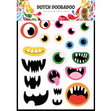 Dutch Doobadoo Dutch Sticker Art A5 Monster (491.200.026) (DISCONTINUED)