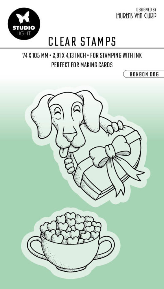 Studio Light Bonbon Dog Essentials Clear Stamps (BL-ES-STAMP354) (OUTLET)