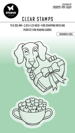 Studio Light Bonbon Dog Essentials Clear Stamps (BL-ES-STAMP354) (OUTLET)