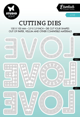 Studio Light LOVE Essentials Cutting Dies (SL-ES-CD462) (OUTLET)