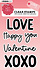 Sweet Stories Clear Stamp Quotes Large Love You (SL-SS-STAMP328) (OUTLET)