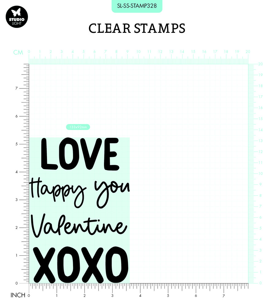 Studio Light Sweet Stories Clear Stamp Quotes Large Love You (SL-SS-STAMP328) (OUTLET) Studio Light Sweet Stories Clear Stamp Quotes Large Love You (SL-SS-STAMP328) (OUTLET)