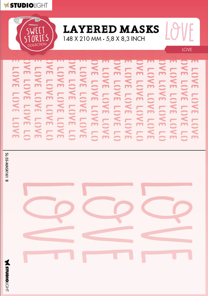 Studio Light Sweet Stories Mask Love (SL-SS-MASK161) (OUTLET) Studio Light Sweet Stories Mask Love (SL-SS-MASK161) (OUTLET)