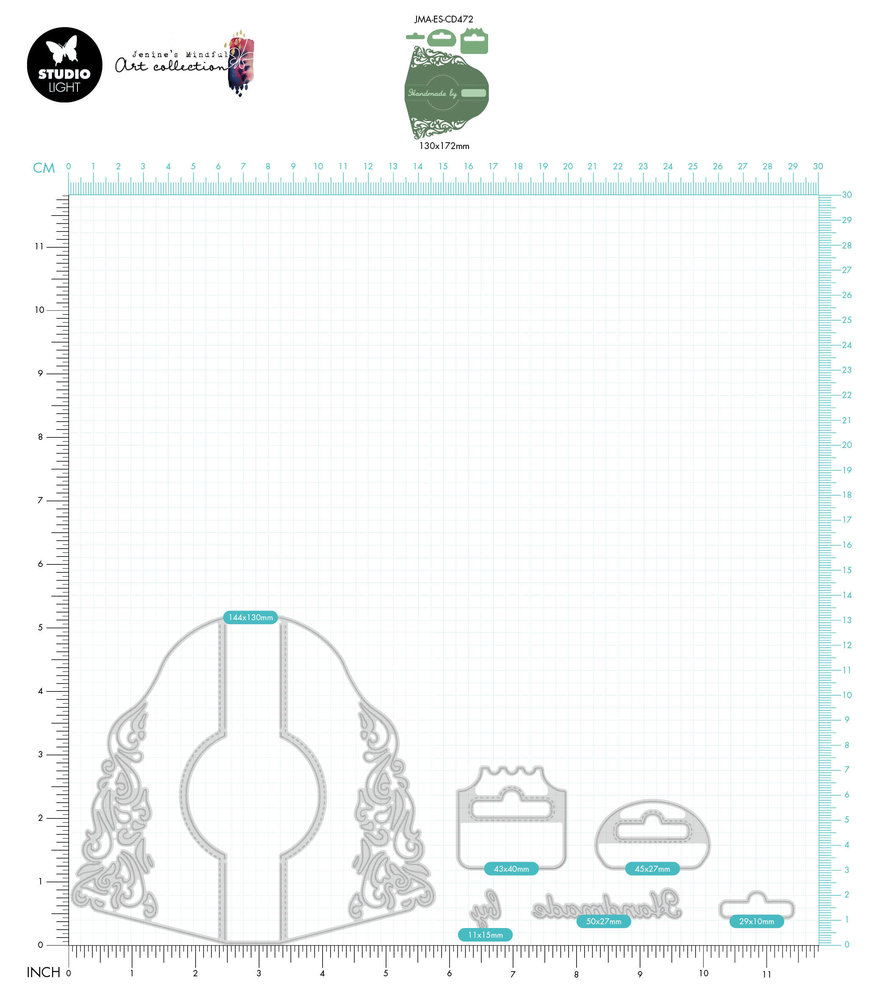 Studio Light Card Display Essentials Dies (JMA-ES-CD472) (OUTLET) Studio Light Card Display Essentials Dies (JMA-ES-CD472) (OUTLET)