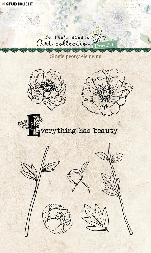 Studio Light Single Peony Elements Essentials Clear Stamps (JMA-ES-STAMP339) (OUTLET) Studio Light Single Peony Elements Essentials Clear Stamps (JMA-ES-STAMP339) (OUTLET)