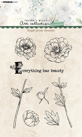 Studio Light Single Peony Elements Essentials Clear Stamps (JMA-ES-STAMP339) (OUTLET) Studio Light Single Peony Elements Essentials Clear Stamps (JMA-ES-STAMP339) (OUTLET)