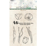 Studio Light Tulip Elements Essentials Clear Stamps (JMA-ES-STAMP338) (OUTLET)