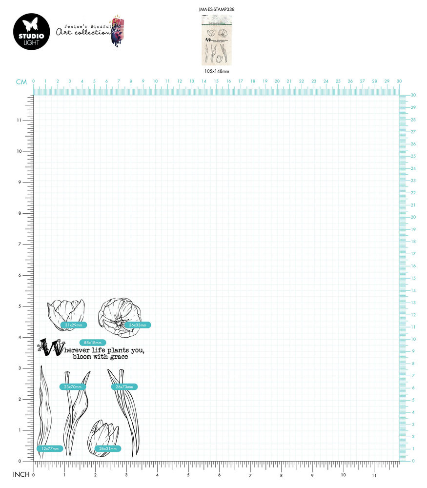 Studio Light Tulip Elements Essentials Clear Stamps (JMA-ES-STAMP338) (OUTLET) Studio Light Tulip Elements Essentials Clear Stamps (JMA-ES-STAMP338) (OUTLET)