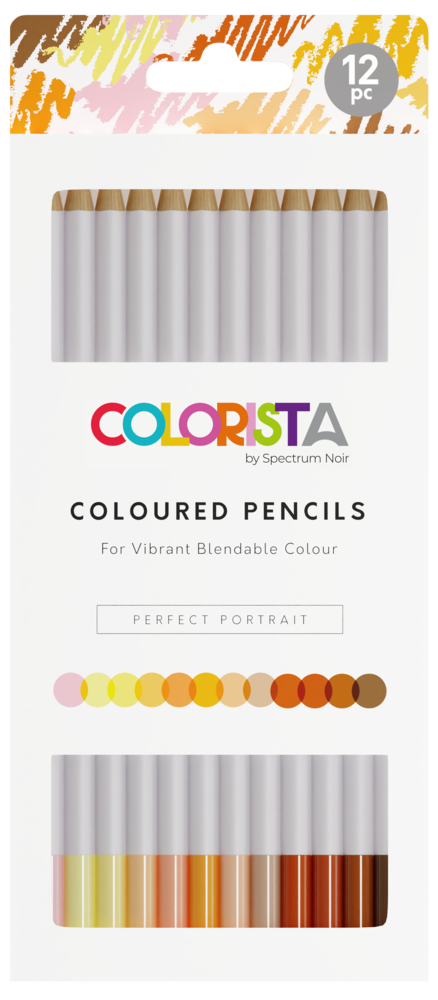Spectrum Noir Colorista Coloured Pencil Perfect Portrait (12pcs) (SNCOL-COLP-PER12) (DISCONTINUED) Spectrum Noir Colorista Coloured Pencil Perfect Portrait (12pcs) (SNCOL-COLP-PER12) (DISCONTINUED)