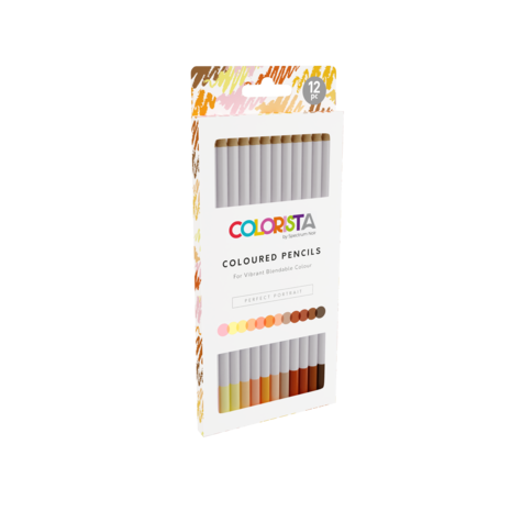 Spectrum Noir Colorista Coloured Pencil Perfect Portrait (12pcs) (SNCOL-COLP-PER12) (DISCONTINUED) Spectrum Noir Colorista Coloured Pencil Perfect Portrait (12pcs) (SNCOL-COLP-PER12) (DISCONTINUED)