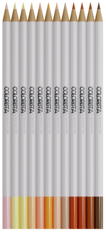 Spectrum Noir Colorista Coloured Pencil Perfect Portrait (12pcs) (SNCOL-COLP-PER12) (DISCONTINUED) Spectrum Noir Colorista Coloured Pencil Perfect Portrait (12pcs) (SNCOL-COLP-PER12) (DISCONTINUED)