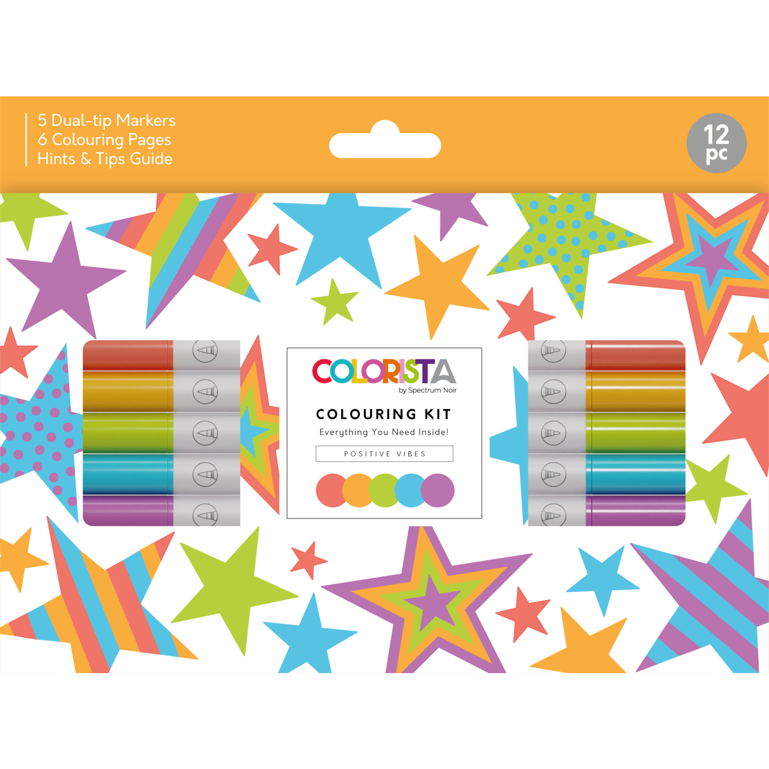 Colorista - Colouring Kit - Stars of Manga - 12 Piece Set