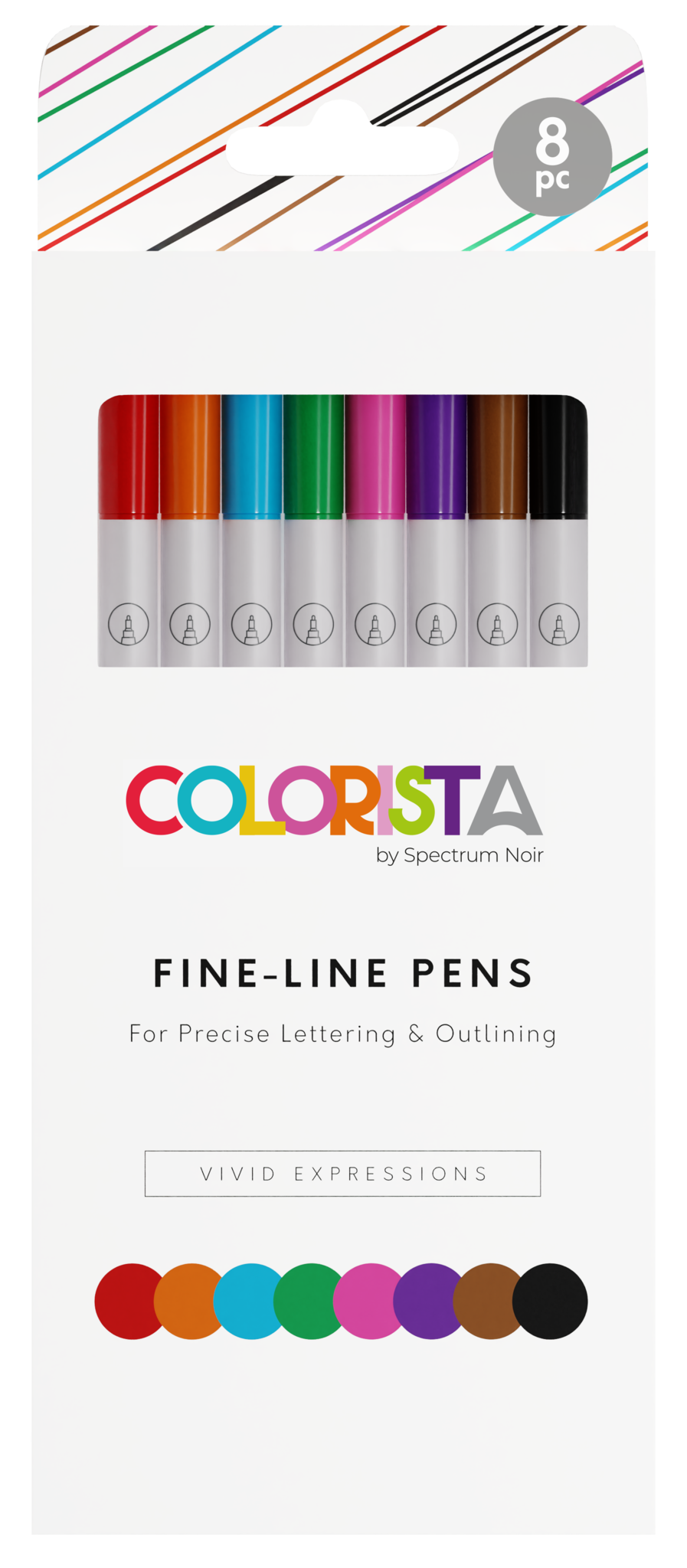 Spectrum Noir Colorista Vivid Expressions Fine-Line Pens {C216}