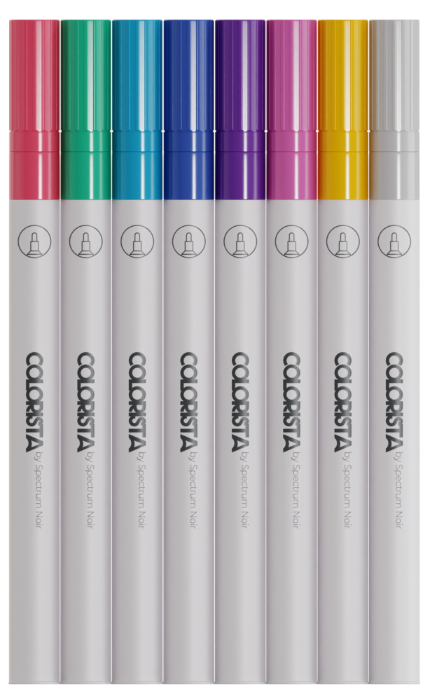 Spectrum Noir Colorista Glitter Marker Sparkling Brights (8pcs) (SNCOL-GLIM-SPA8) (DISCONTINUED) Spectrum Noir Colorista Glitter Marker Sparkling Brights (8pcs) (SNCOL-GLIM-SPA8) (DISCONTINUED)