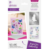 Gemini Embroidery Frame Create-a-Card Dies Beautiful Butterflies (GEM-MD-CAD-BEBU) (DISCONTINUED)
