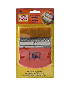 Mod Podge Brush Applicator 4 Inch Gold Taklon (12917) (DISCONTINUED)