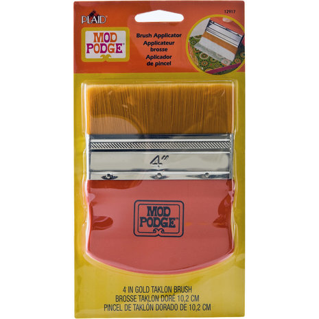 Mod Podge Brush Applicator 4 Inch Gold Taklon (12917) (DISCONTINUED)
