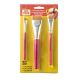 Mod Podge Decoupage Brushes 1 1/4, 11/16, 3/8 Inch Gold Taklon (3pcs) (24781) Mod Podge Decoupage Brushes 1 1/4, 11/16, 3/8 Inch Gold Taklon (3pcs) (24781)
