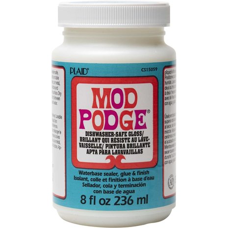 Mod Podge Dishwasher-safe Gloss Glue/Sealer/Finish 8 fl oz (CS15059) Mod Podge Dishwasher-safe Gloss Glue/Sealer/Finish 8 fl oz (CS15059)