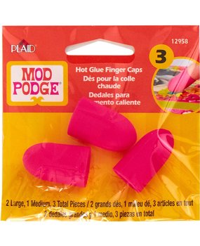Mod Podge Hot Glue Finger Caps (3pcs) (12958) (DISCONTINUED) Mod Podge Hot Glue Finger Caps (3pcs) (12958) (DISCONTINUED)