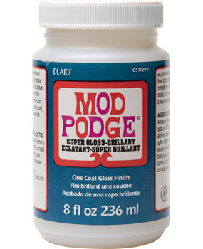 Mod Podge Super Gloss One Coat Gloss Finish 8 fl oz (CS11297) Mod Podge Super Gloss One Coat Gloss Finish 8 fl oz (CS11297)