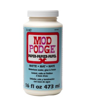 Mod Podge Paper Matte Sealer/Glue/Finish 16 fl oz (CS11234) Mod Podge Paper Matte Sealer/Glue/Finish 16 fl oz (CS11234)