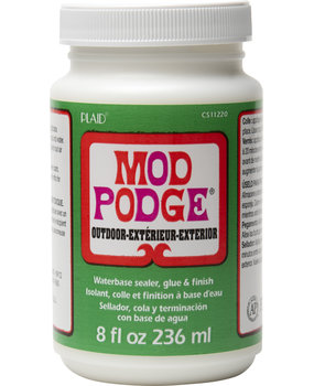 Mod Podge Outdoor Glue/Finish 8 fl oz (CS11220) Mod Podge Outdoor Glue/Finish 8 fl oz (CS11220)
