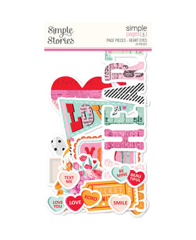 Simple Stories Simple Pages Pieces Heart Eyes (SIS19426) (DISCONTINUED)